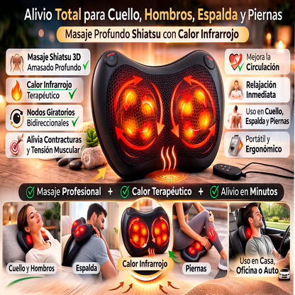 Masajeador Cervical Shiatsu
